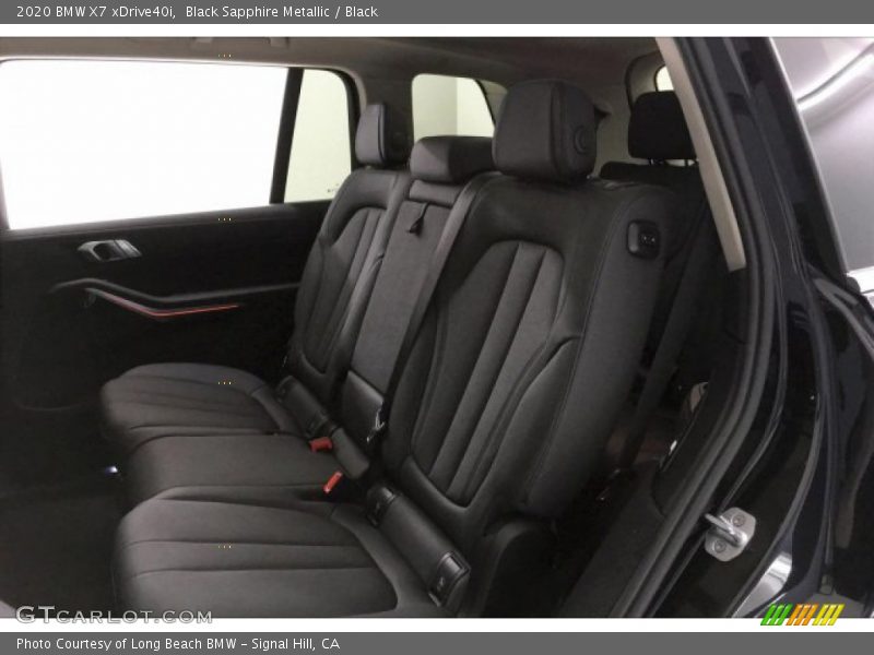 Black Sapphire Metallic / Black 2020 BMW X7 xDrive40i