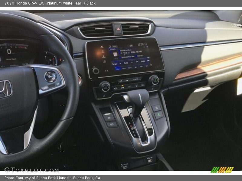 Platinum White Pearl / Black 2020 Honda CR-V EX