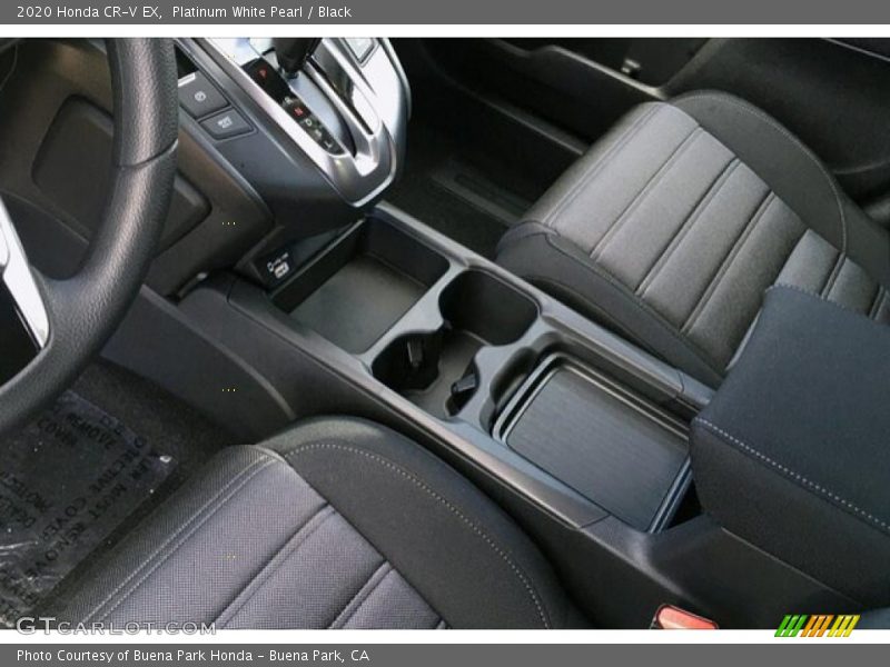 Platinum White Pearl / Black 2020 Honda CR-V EX