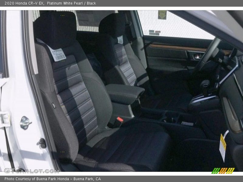 Platinum White Pearl / Black 2020 Honda CR-V EX