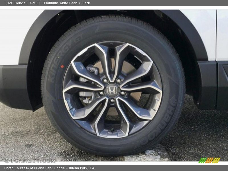 Platinum White Pearl / Black 2020 Honda CR-V EX
