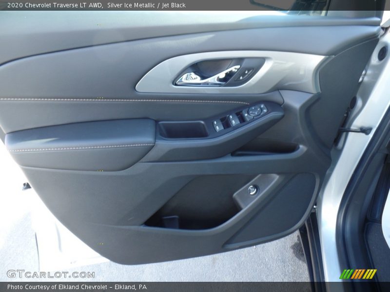 Silver Ice Metallic / Jet Black 2020 Chevrolet Traverse LT AWD