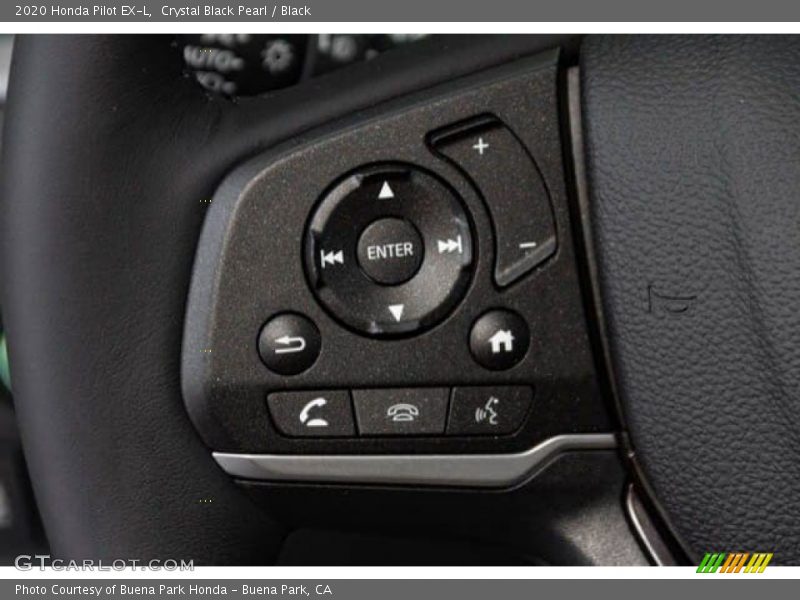Crystal Black Pearl / Black 2020 Honda Pilot EX-L