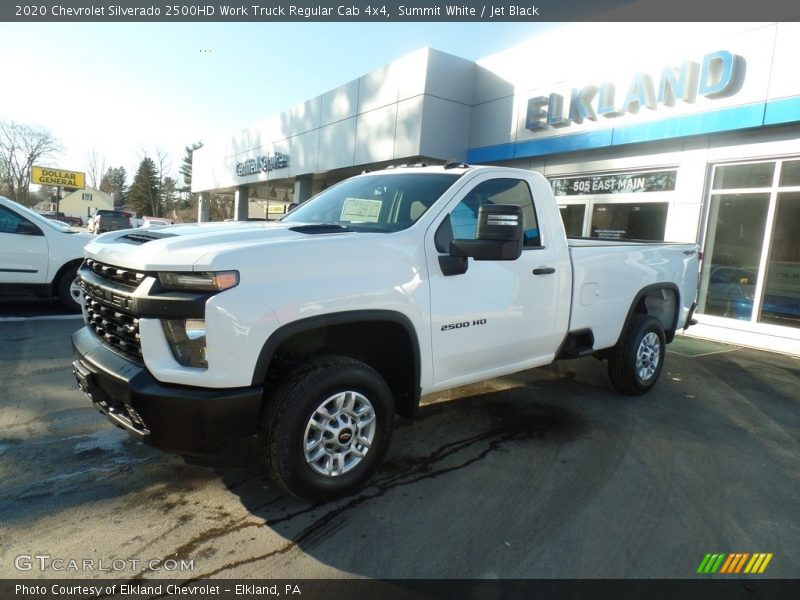 Summit White / Jet Black 2020 Chevrolet Silverado 2500HD Work Truck Regular Cab 4x4