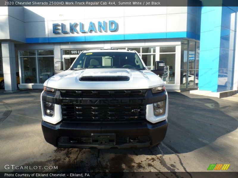 Summit White / Jet Black 2020 Chevrolet Silverado 2500HD Work Truck Regular Cab 4x4