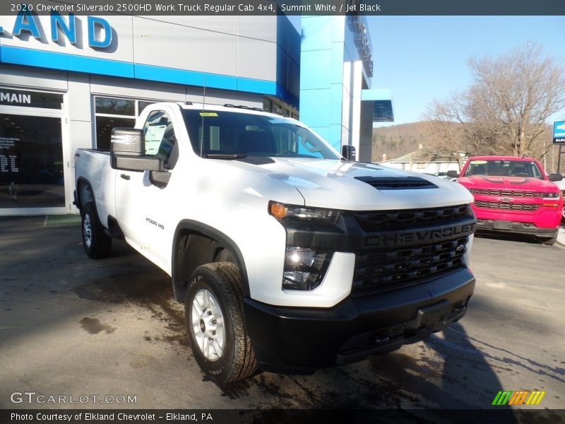 Summit White / Jet Black 2020 Chevrolet Silverado 2500HD Work Truck Regular Cab 4x4