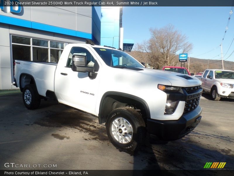 Summit White / Jet Black 2020 Chevrolet Silverado 2500HD Work Truck Regular Cab 4x4