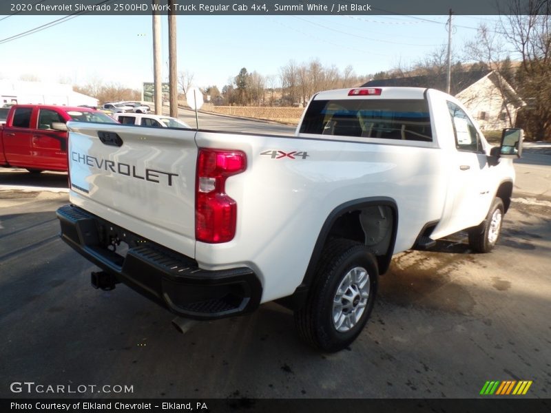 Summit White / Jet Black 2020 Chevrolet Silverado 2500HD Work Truck Regular Cab 4x4