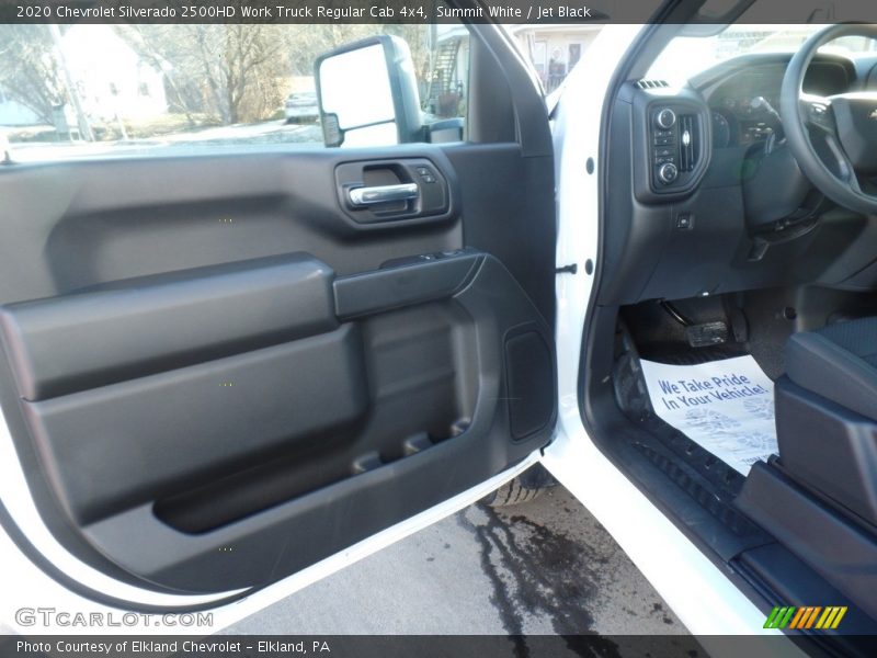 Summit White / Jet Black 2020 Chevrolet Silverado 2500HD Work Truck Regular Cab 4x4