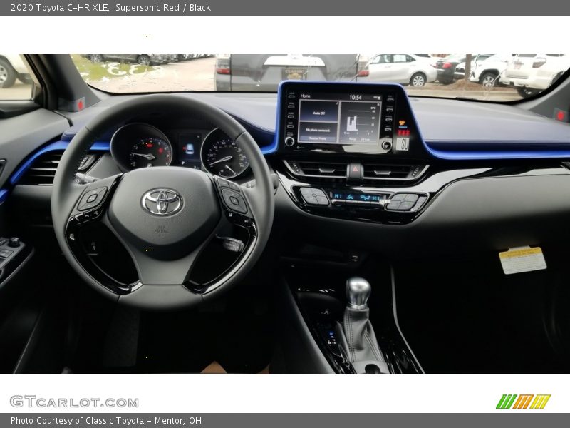 Supersonic Red / Black 2020 Toyota C-HR XLE