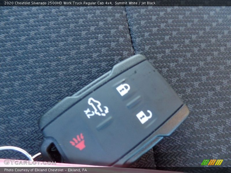 Summit White / Jet Black 2020 Chevrolet Silverado 2500HD Work Truck Regular Cab 4x4