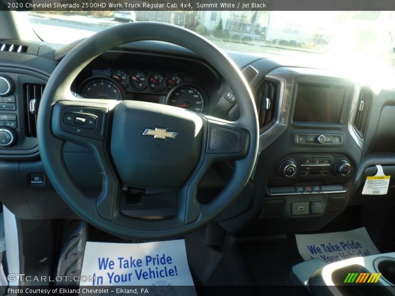 Summit White / Jet Black 2020 Chevrolet Silverado 2500HD Work Truck Regular Cab 4x4