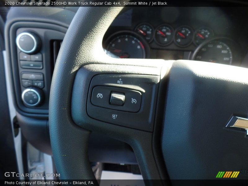Summit White / Jet Black 2020 Chevrolet Silverado 2500HD Work Truck Regular Cab 4x4