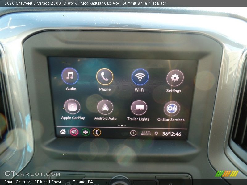 Summit White / Jet Black 2020 Chevrolet Silverado 2500HD Work Truck Regular Cab 4x4