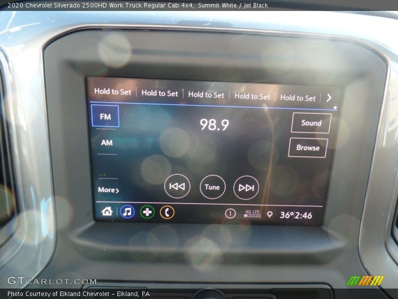 Summit White / Jet Black 2020 Chevrolet Silverado 2500HD Work Truck Regular Cab 4x4