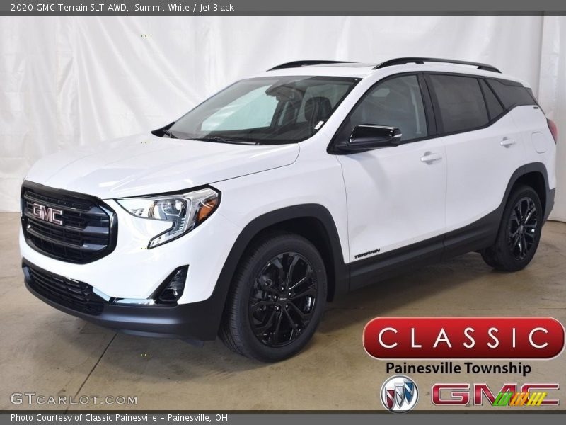 Summit White / Jet Black 2020 GMC Terrain SLT AWD