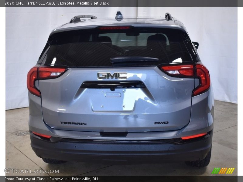 Satin Steel Metallic / Jet Black 2020 GMC Terrain SLE AWD