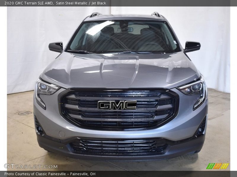 Satin Steel Metallic / Jet Black 2020 GMC Terrain SLE AWD