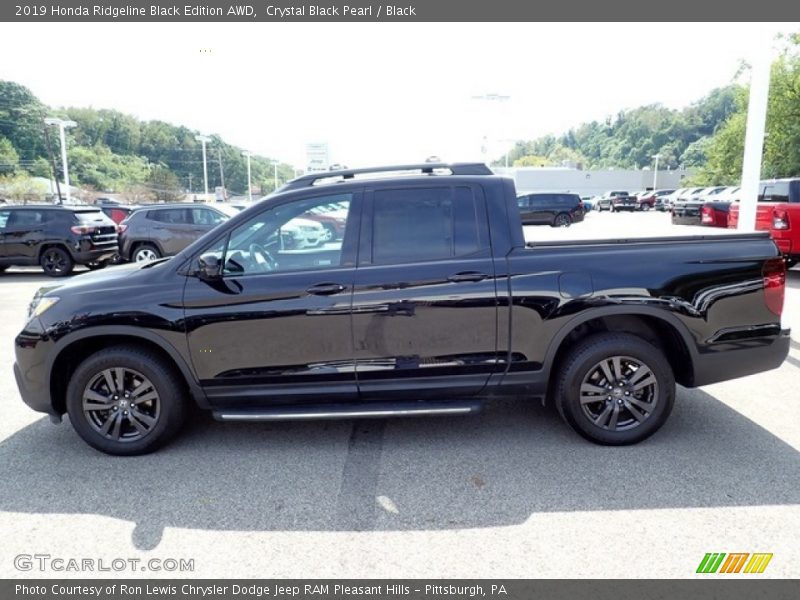 Crystal Black Pearl / Black 2019 Honda Ridgeline Black Edition AWD