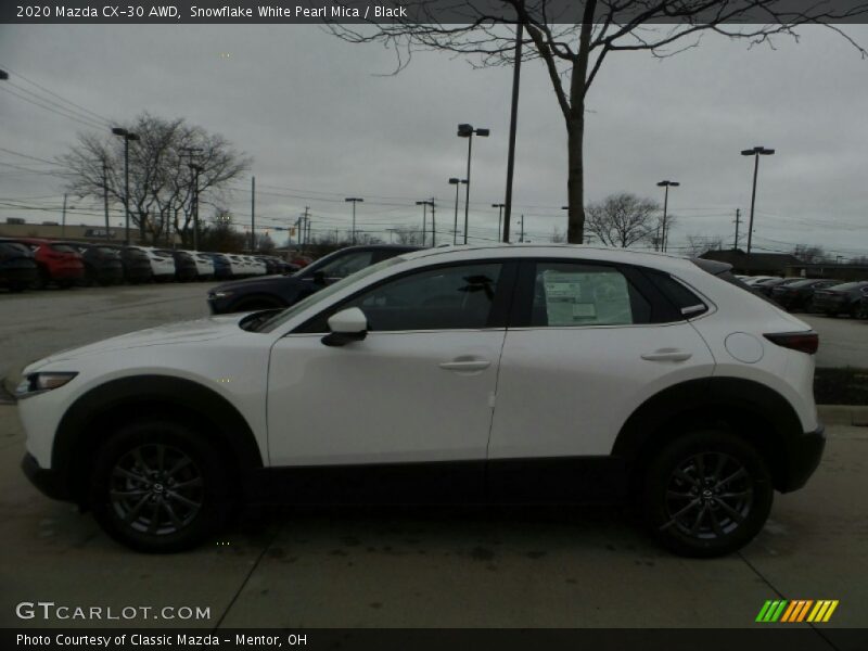 Snowflake White Pearl Mica / Black 2020 Mazda CX-30 AWD