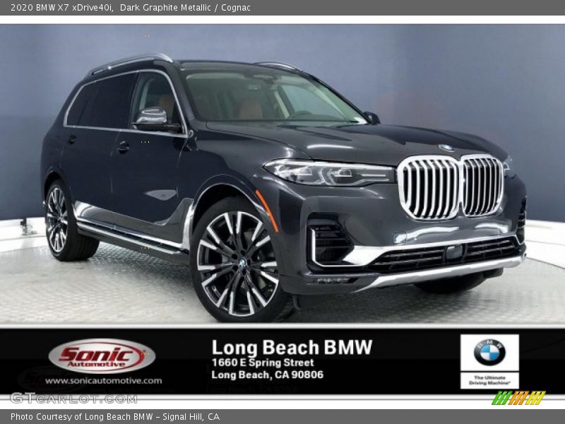 Dark Graphite Metallic / Cognac 2020 BMW X7 xDrive40i