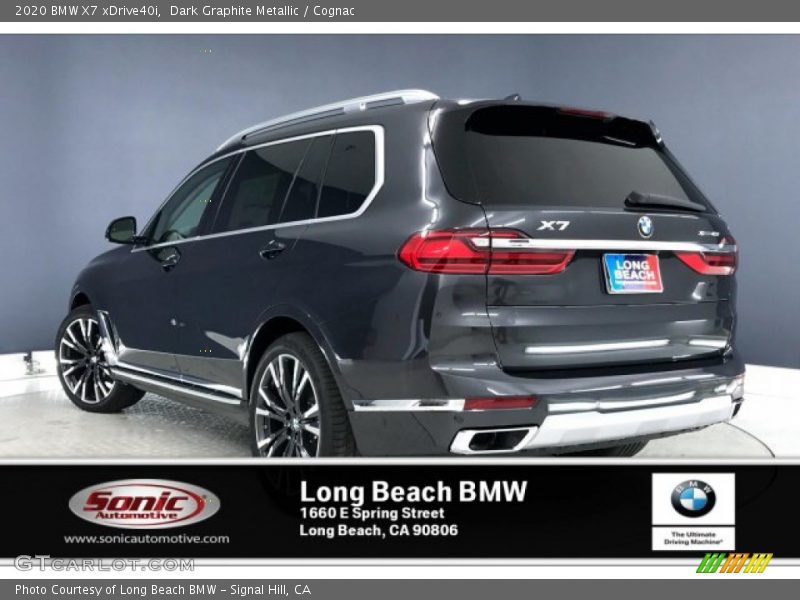 Dark Graphite Metallic / Cognac 2020 BMW X7 xDrive40i