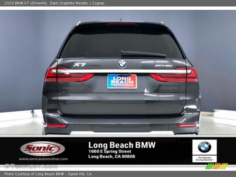 Dark Graphite Metallic / Cognac 2020 BMW X7 xDrive40i