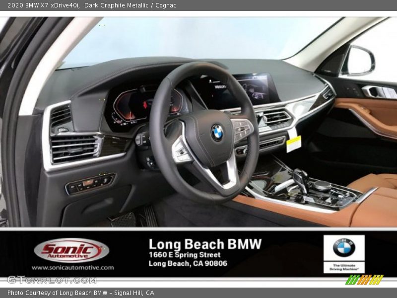 Dark Graphite Metallic / Cognac 2020 BMW X7 xDrive40i