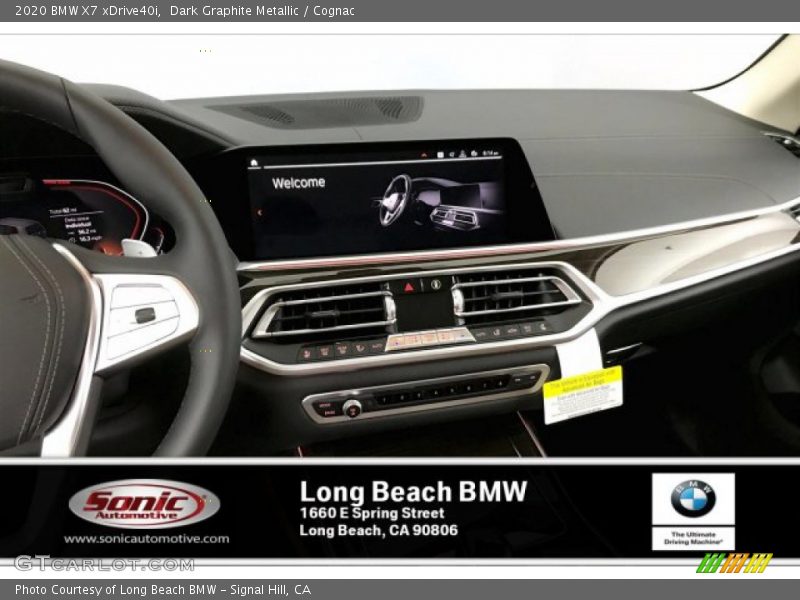 Dark Graphite Metallic / Cognac 2020 BMW X7 xDrive40i