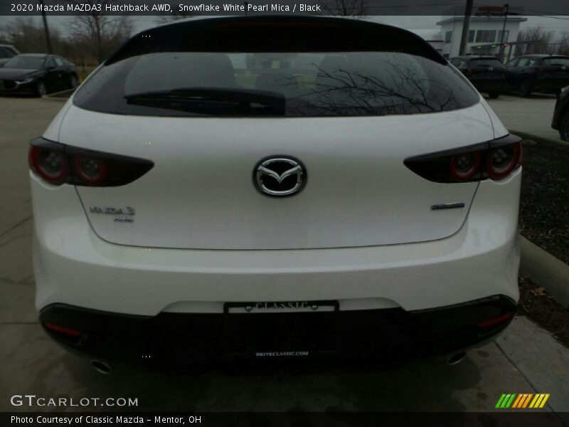 Snowflake White Pearl Mica / Black 2020 Mazda MAZDA3 Hatchback AWD