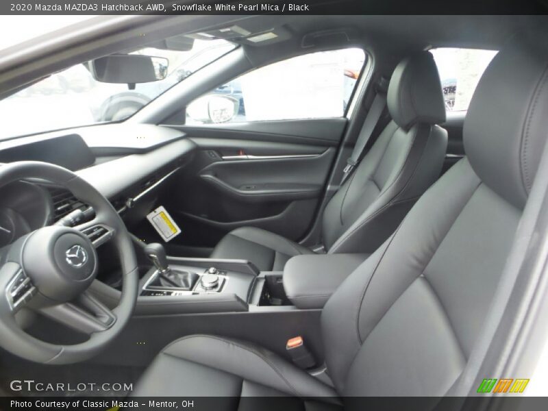 Snowflake White Pearl Mica / Black 2020 Mazda MAZDA3 Hatchback AWD