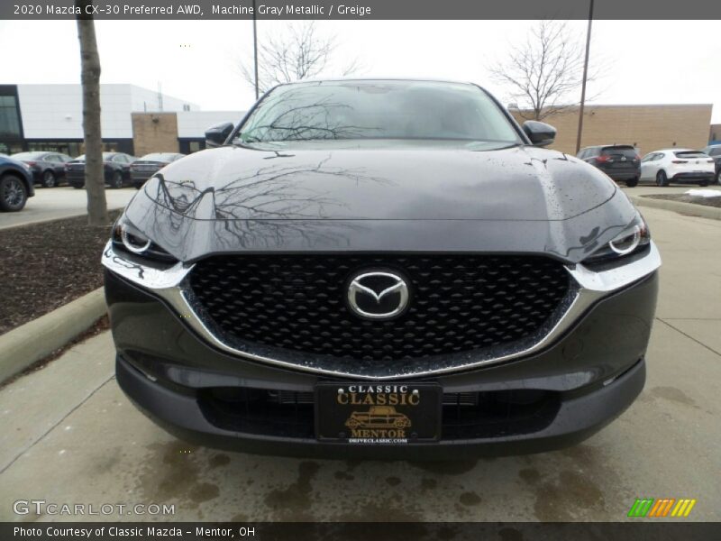 Machine Gray Metallic / Greige 2020 Mazda CX-30 Preferred AWD