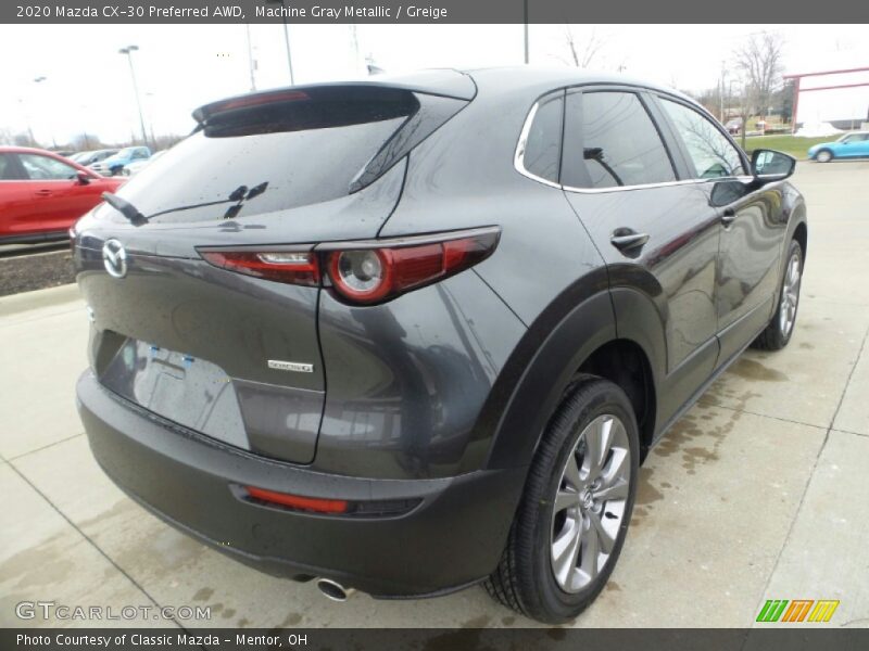 Machine Gray Metallic / Greige 2020 Mazda CX-30 Preferred AWD