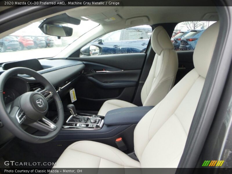 Machine Gray Metallic / Greige 2020 Mazda CX-30 Preferred AWD