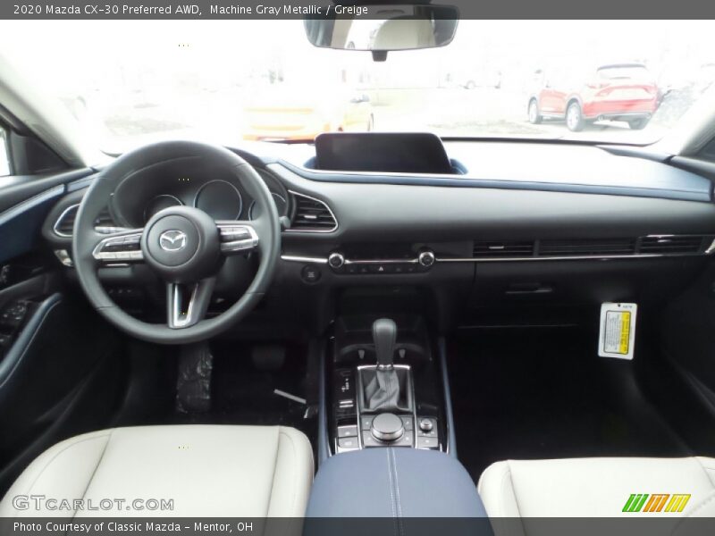 Machine Gray Metallic / Greige 2020 Mazda CX-30 Preferred AWD