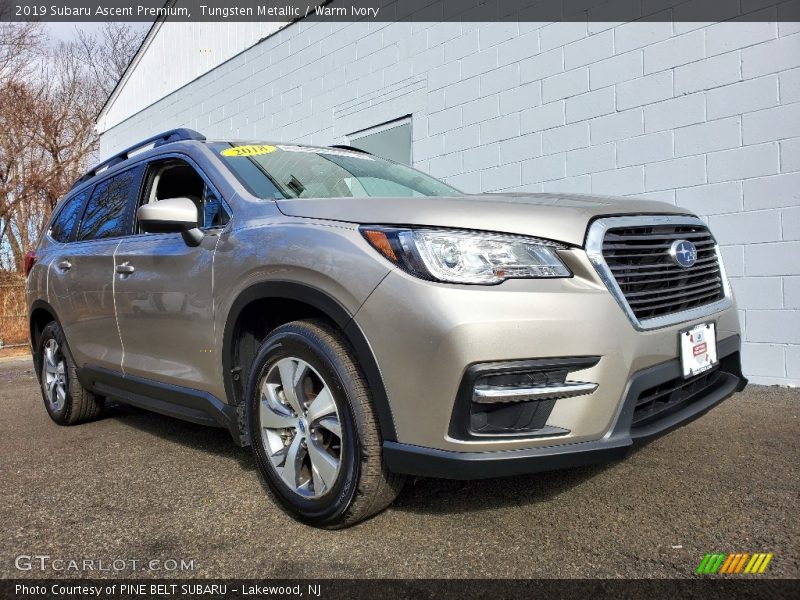 Tungsten Metallic / Warm Ivory 2019 Subaru Ascent Premium