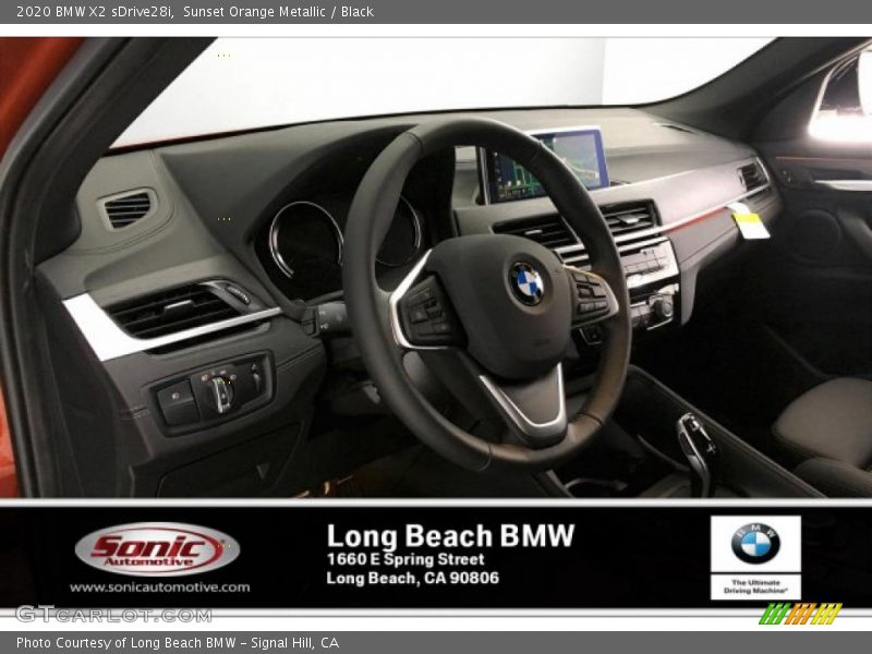 Sunset Orange Metallic / Black 2020 BMW X2 sDrive28i