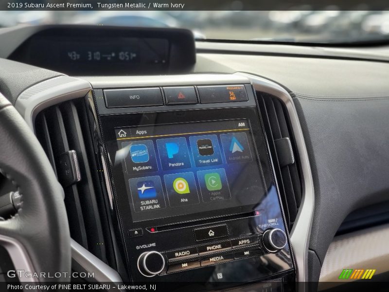 Tungsten Metallic / Warm Ivory 2019 Subaru Ascent Premium