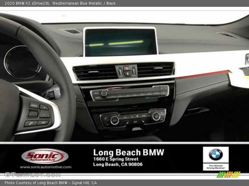 Mediterranean Blue Metallic / Black 2020 BMW X2 sDrive28i