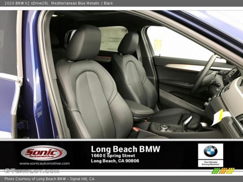 Mediterranean Blue Metallic / Black 2020 BMW X2 sDrive28i