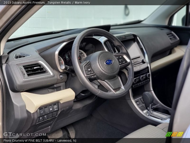 Tungsten Metallic / Warm Ivory 2019 Subaru Ascent Premium
