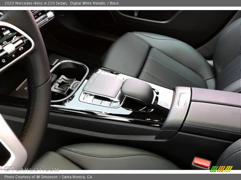 Digital White Metallic / Black 2020 Mercedes-Benz A 220 Sedan
