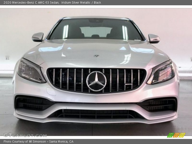 Iridium Silver Metallic / Black 2020 Mercedes-Benz C AMG 63 Sedan