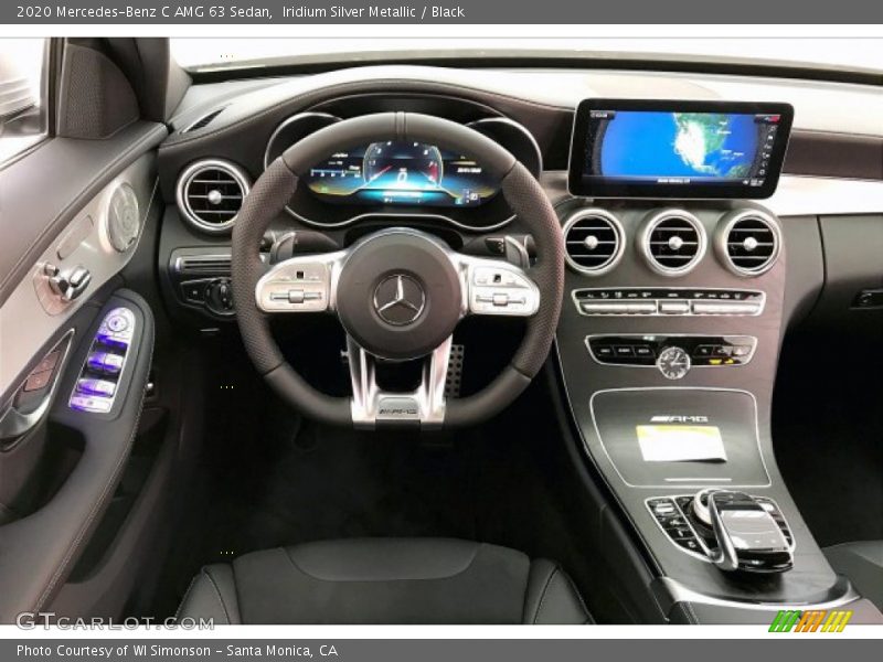 Iridium Silver Metallic / Black 2020 Mercedes-Benz C AMG 63 Sedan