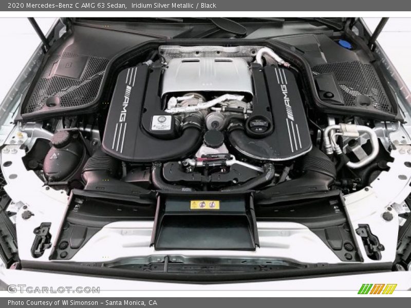 Iridium Silver Metallic / Black 2020 Mercedes-Benz C AMG 63 Sedan