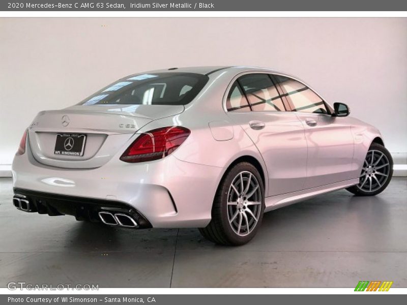 Iridium Silver Metallic / Black 2020 Mercedes-Benz C AMG 63 Sedan