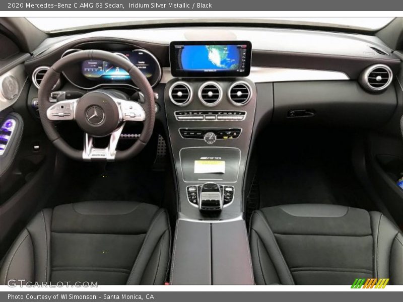 Iridium Silver Metallic / Black 2020 Mercedes-Benz C AMG 63 Sedan