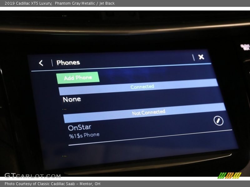Phantom Gray Metallic / Jet Black 2019 Cadillac XTS Luxury