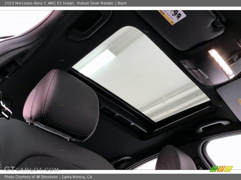 Iridium Silver Metallic / Black 2020 Mercedes-Benz C AMG 63 Sedan