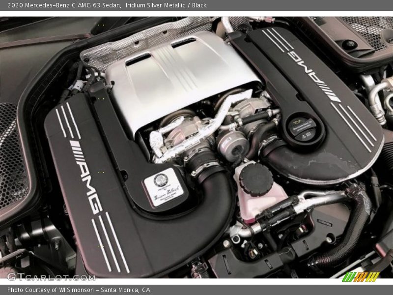 Iridium Silver Metallic / Black 2020 Mercedes-Benz C AMG 63 Sedan